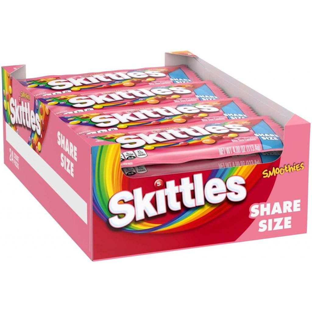 Skittles Smoothies Share Size (24 Ct)