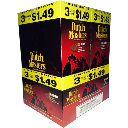 Dutch Masters Red Berry 3 for $1.49 (20/3 Ct)