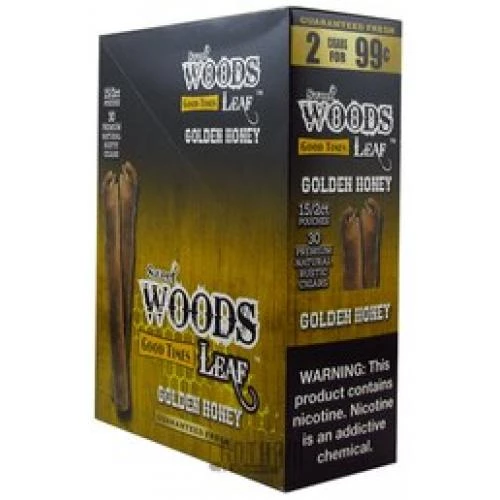 GT Woods Leaf Golden Honey 2 For $0.99 (15/2 Ct)