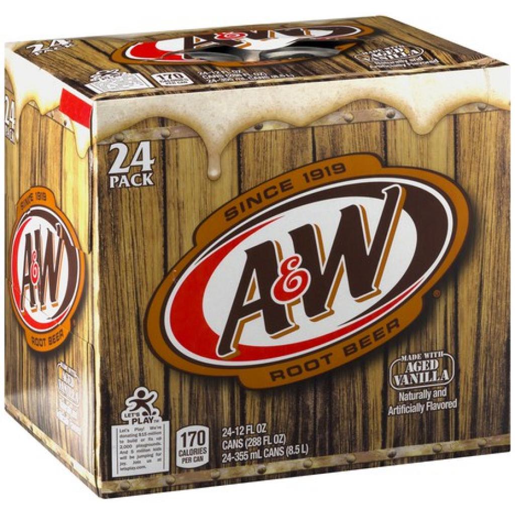 A&W Root Beer (24 Ct)
