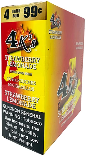 Gt 4 Kings 4 For $0.99 15 Pk   Strawberry Lemonade