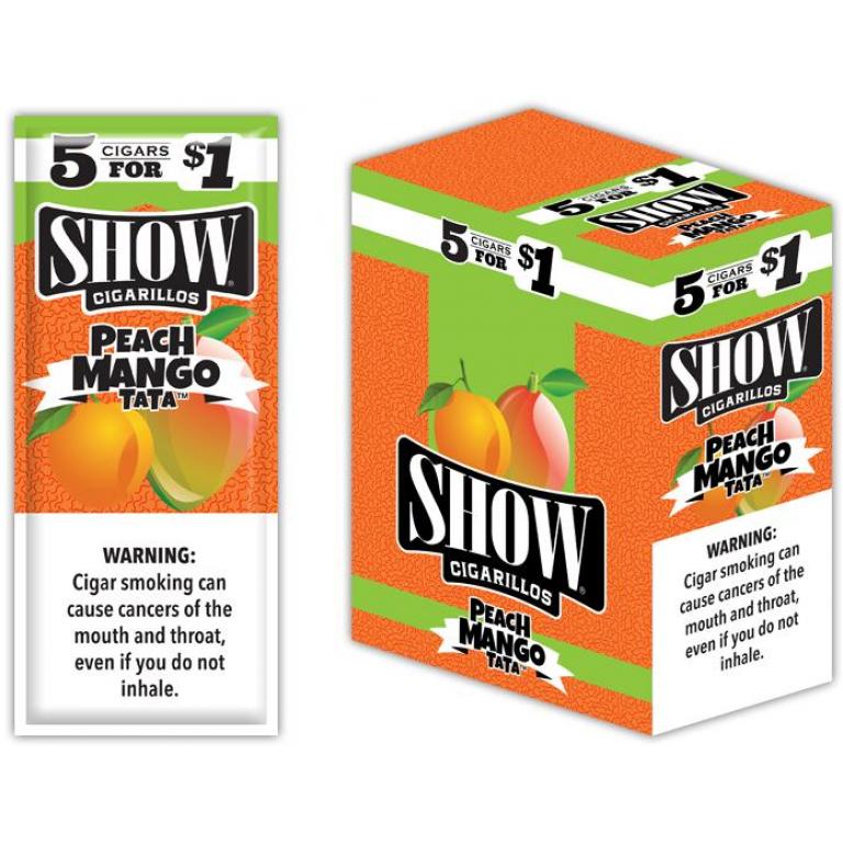 Show Peach Mango Tata 5 For $0.99 (15x5 Ct)