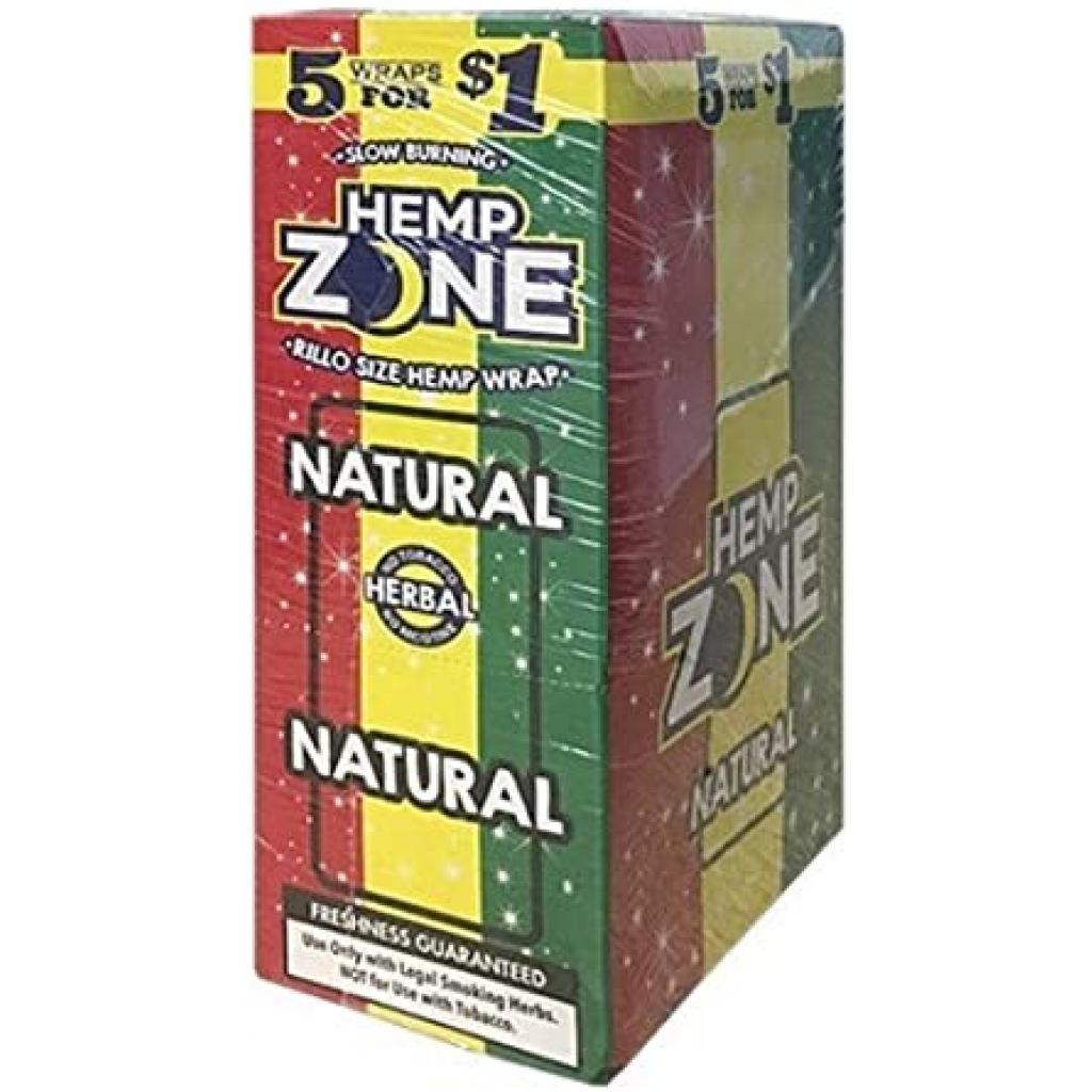 Hemp Zone Natural  5 For $1.00@15pk