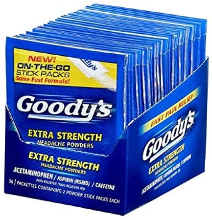 Goody's Headache Powders (36x2 Packs)