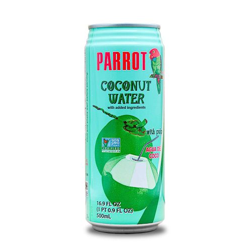Parrot Agua De Coco Coconut Water With Pulp (16.9 oz - 24 bottles)