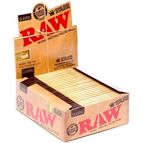 Raw Classic Rolling Papers King Size Supreme (24 ct)