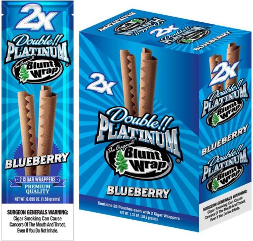 Blunt Wrap Double Platinum  Blueberry  (25/2 Ct)