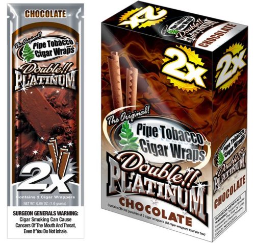 Blunt Wrap Double Platinum Chocolate (25/2 Ct)