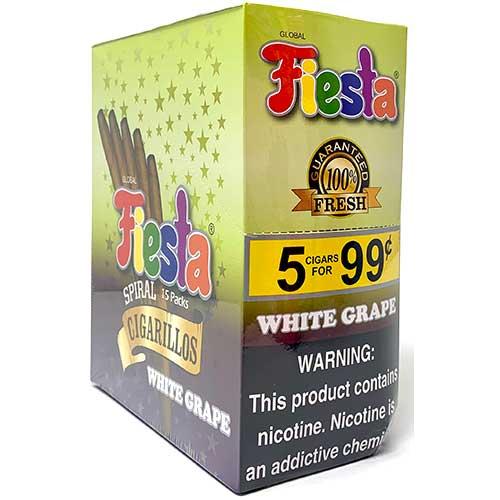 Fiesta Spiral Cigarillo White Grape  75ct