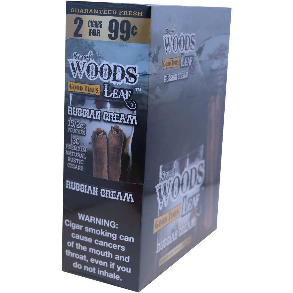 GT Woods Leaf Russian Cream 2 For $0.99 (15/2 Ct)