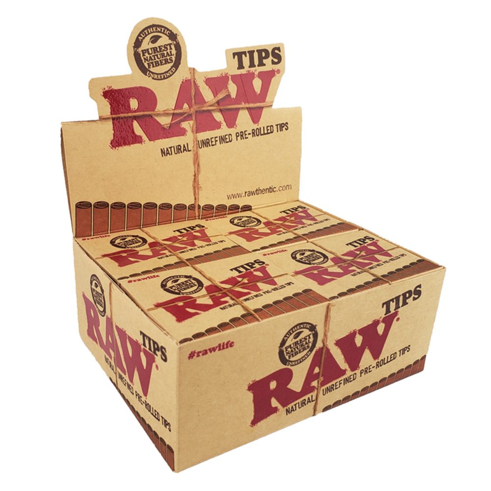 Raw Pre-Rolled Tips (21x20 packs)