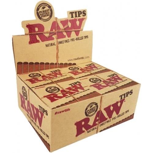 Raw Pre-Rolled Tips (21x20 packs)