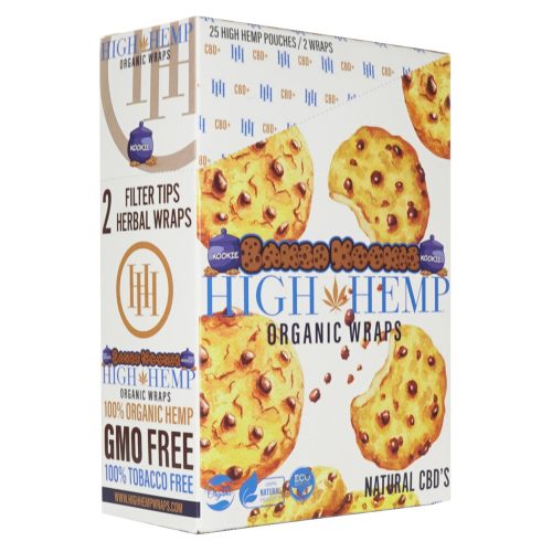 High Hemp Organic Wraps Kookie 25 Ct