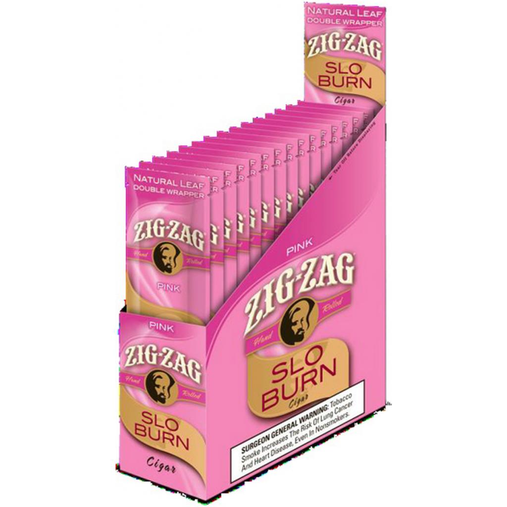 Zig Zag Wraps Slo Burn Pink (15 Ct)