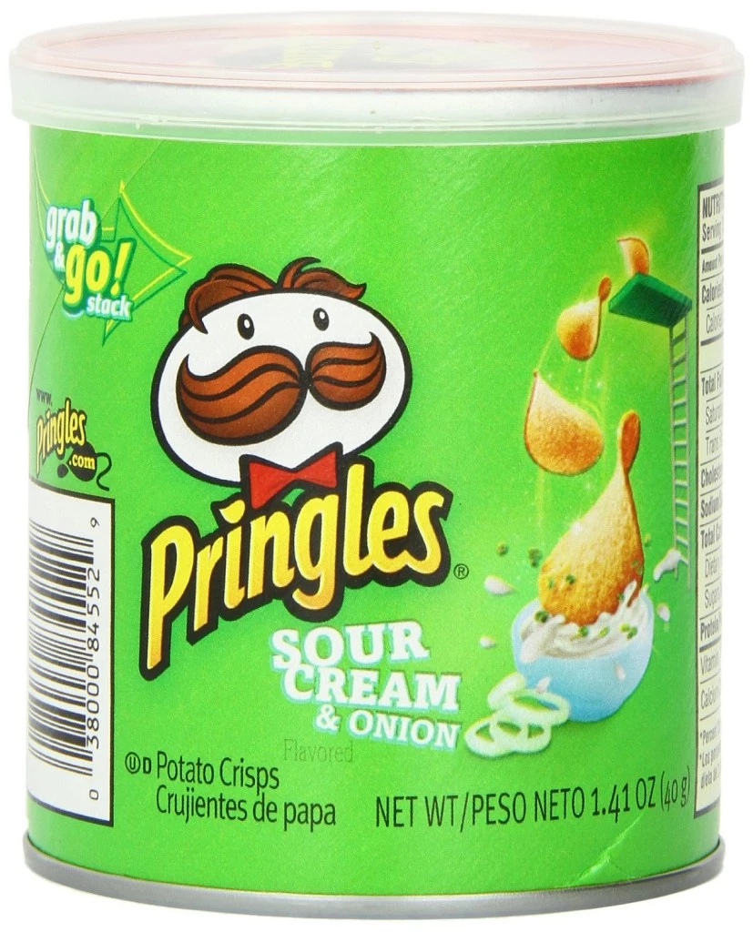 Pringles Sour Cream & Onion (1.3 Oz/12 Ct)