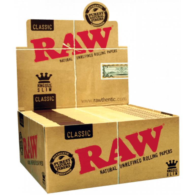 Raw Classic Rolling Papers King Size Slim (50 Ct)