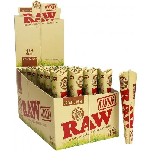 Raw Cone 1 1/4 (32 Packs) 192 Cones
