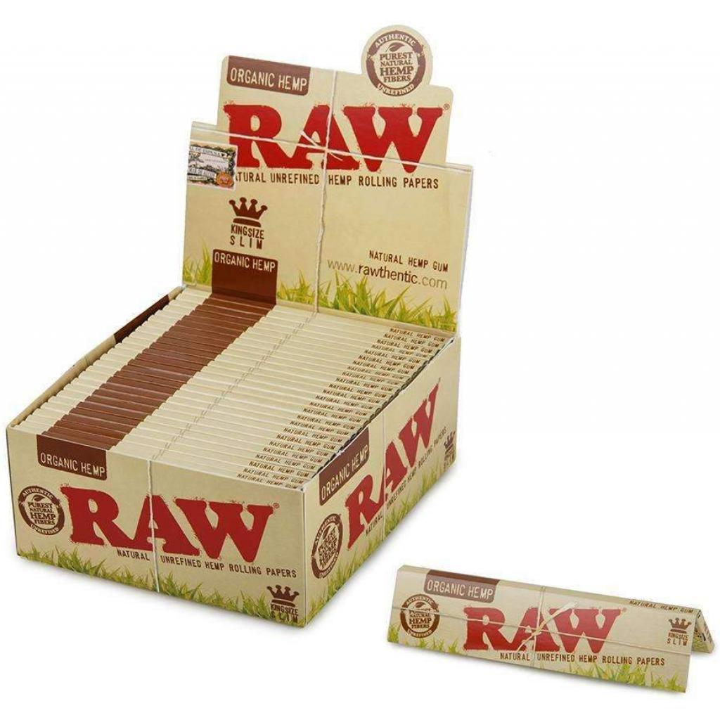 Raw Organic Hemp King Size Slim (50 Ct)