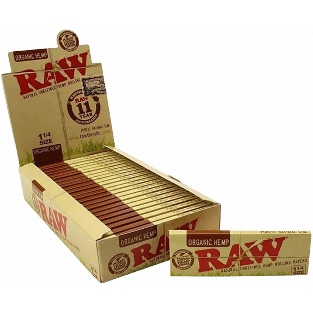 Raw Organic Hemp Rolling Papers 1 1/4 (24 ct)