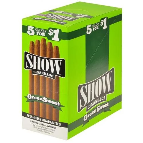 Show - Green Sweet - 5 For $1  - 15 Ct