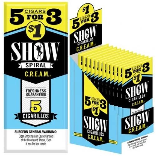 Show Cream 5 For $1.00 (15 Ct)