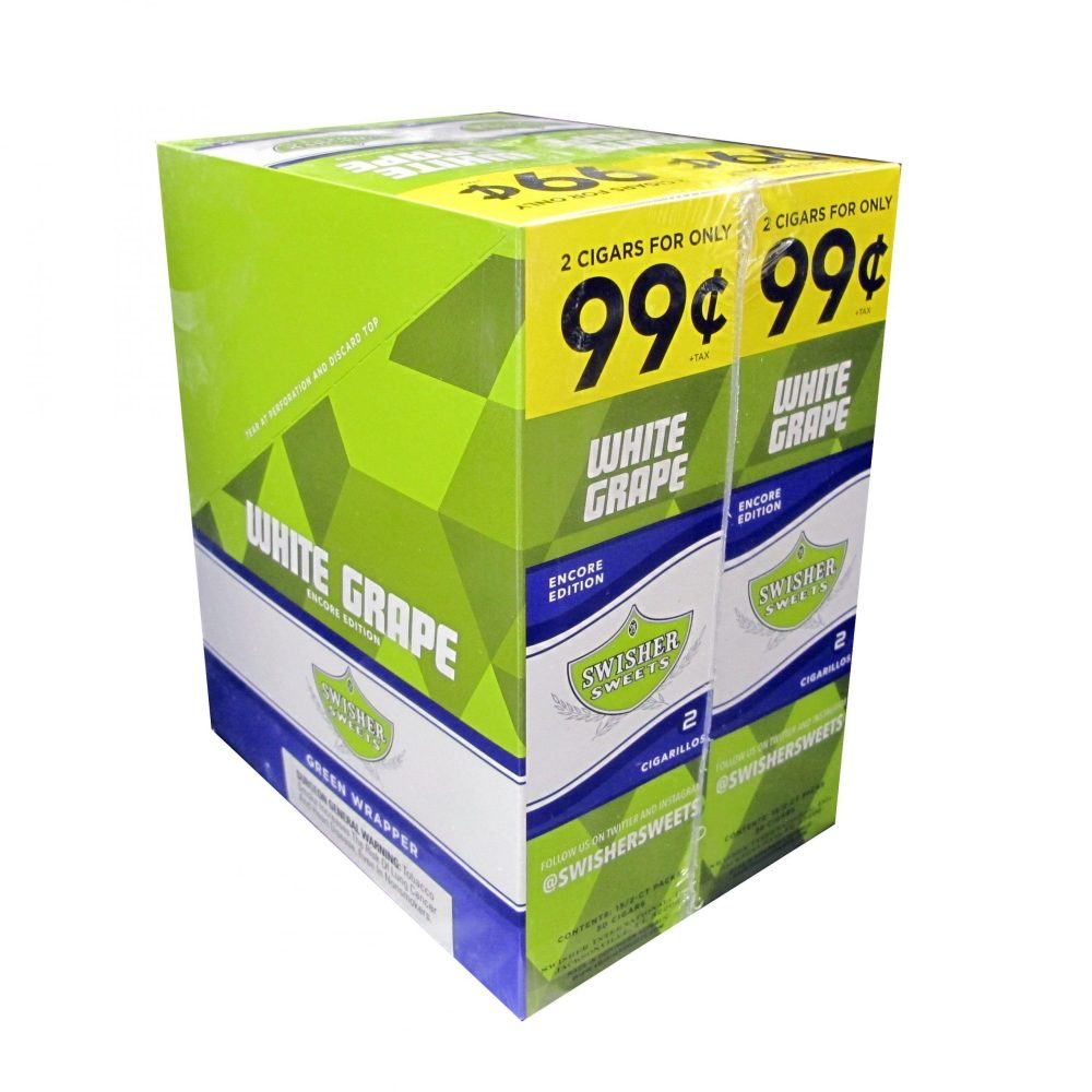 Swisher Sweets White Grape 2 For $0.99 (30/2 Pk)