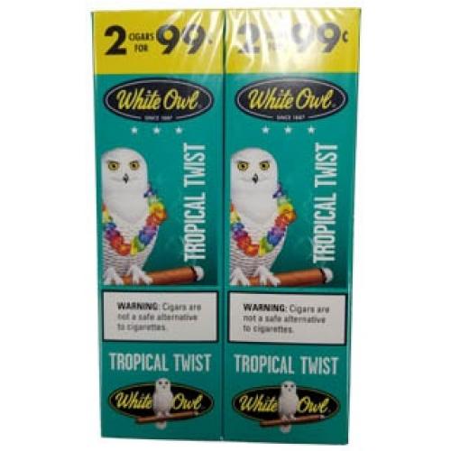 White Owl Tropical Twist 2 For $0.99 (30/2 Pk)