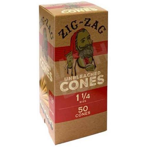 Zig Zag Unbleached Cones King Size (24x3 Ct)