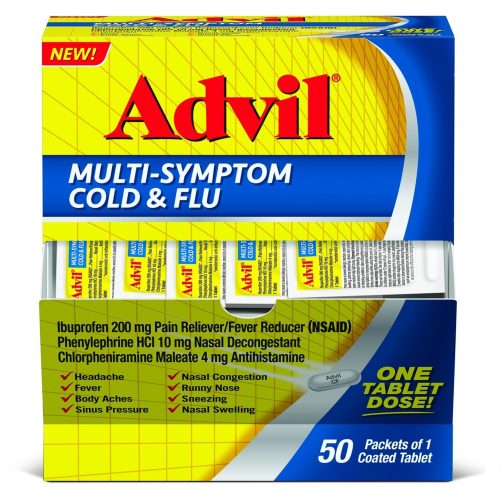 Advil Multi-Symptom Cold & Flu (50x1 Tablets)