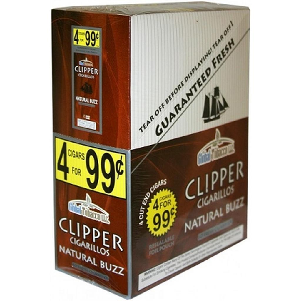 Clipper Cigarillos Natural Buzz 4x15 (60ct)