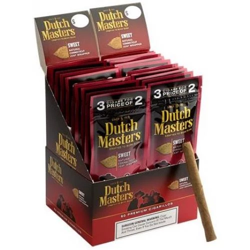 Dutch Masters Sweet 3 For $1.69 20/3 Pk