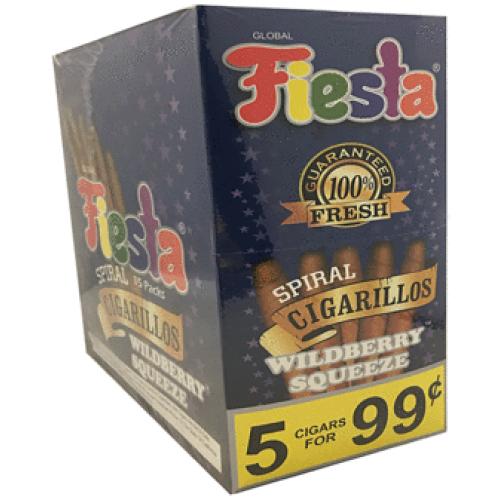 Fiesta Spiral Cigarillo Wildberry Squeeze  75ct
