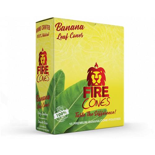 Fire Cones Banana Leaf 15 Ct