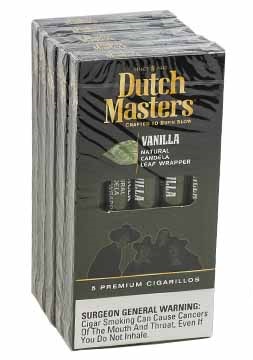 Dutch Masters Cigarillos Vanilla (Green) 30ct Upright
