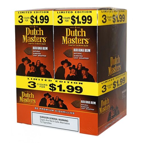 Dutch Masters Havana Rum 3 For $1.99 10/3pk