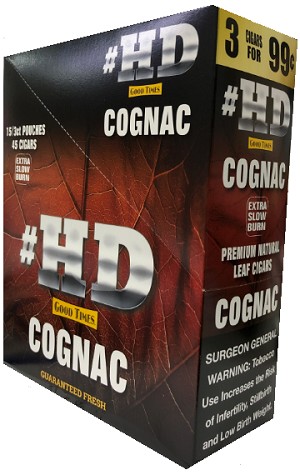 HD Cognac 3 For $0.99 (15/3 Pk)