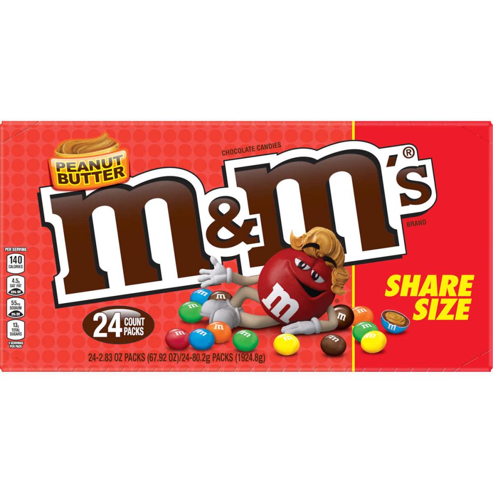 M&M's Peanut Butter Share Size (24 Ct)