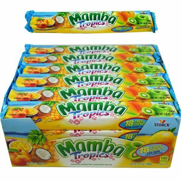 Mamba Tropics Fruit Chews (24 Ct)
