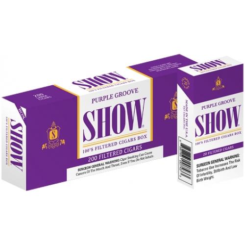 Show Filtered Cigars Box Purple Groove (10x20 Ct)
