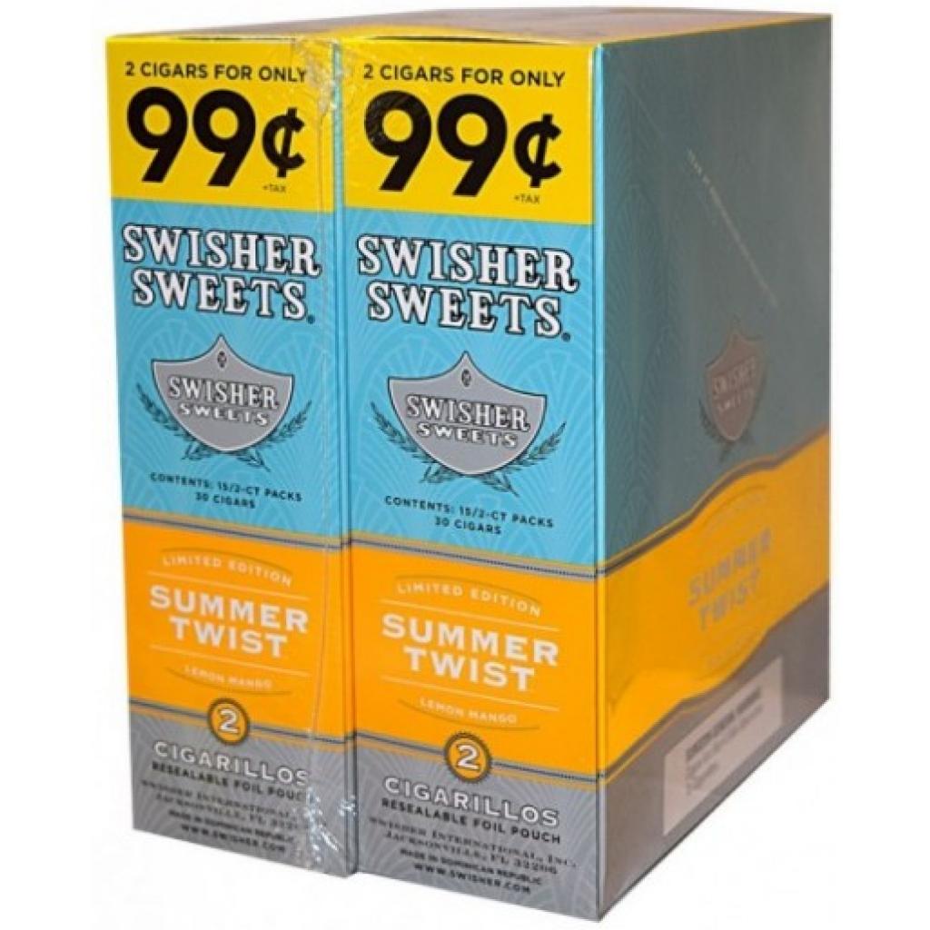 Swisher Sweets Summer Twist 2 For $0.99 (30x2 Pk)