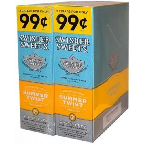 Swisher Sweets Summer Twist 2 For $0.99 (30x2 Pk)