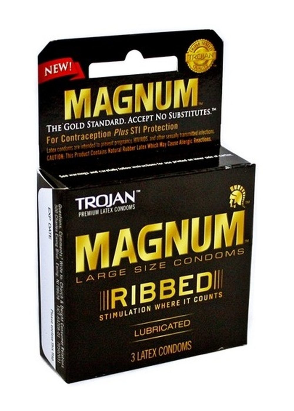 Trojan Magnum Ribbed (6/3 pack)