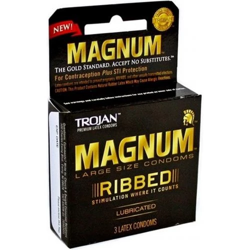 Trojan Magnum Ribbed (6/3 pack)