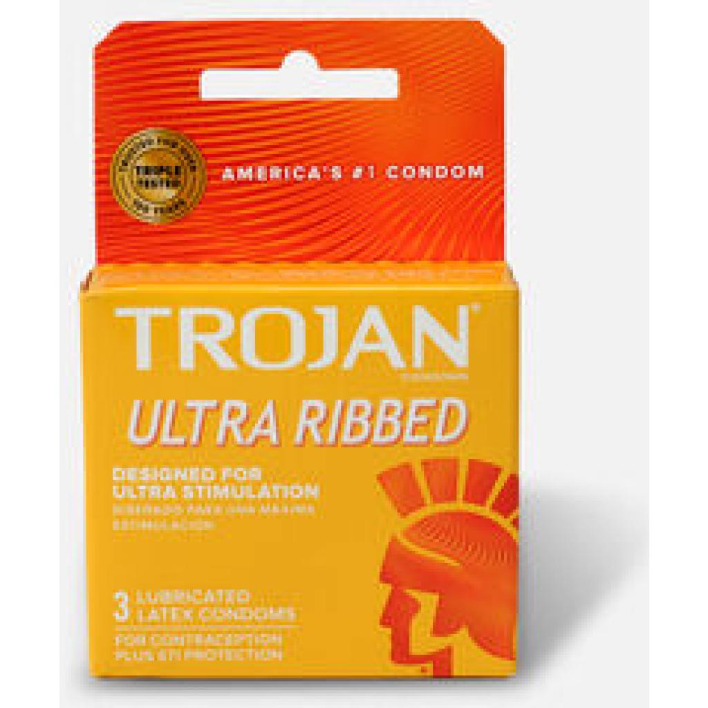 Trojan Ultra Ribbed (6/3 pack)