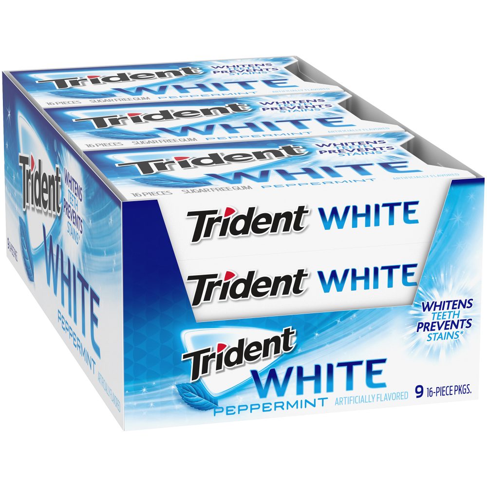 Trident White - Peppermint (9 16-Piece Packs)