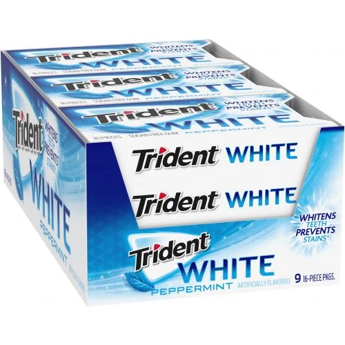 Trident White - Peppermint (9 16-Piece Packs)