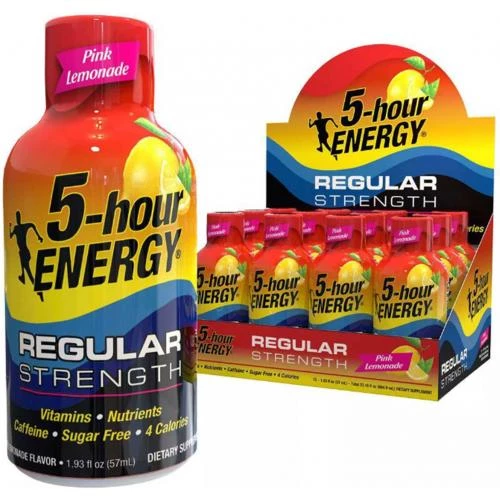 5 Hour Energy - Regular Strength - Pink Lemonade (12 Ct)