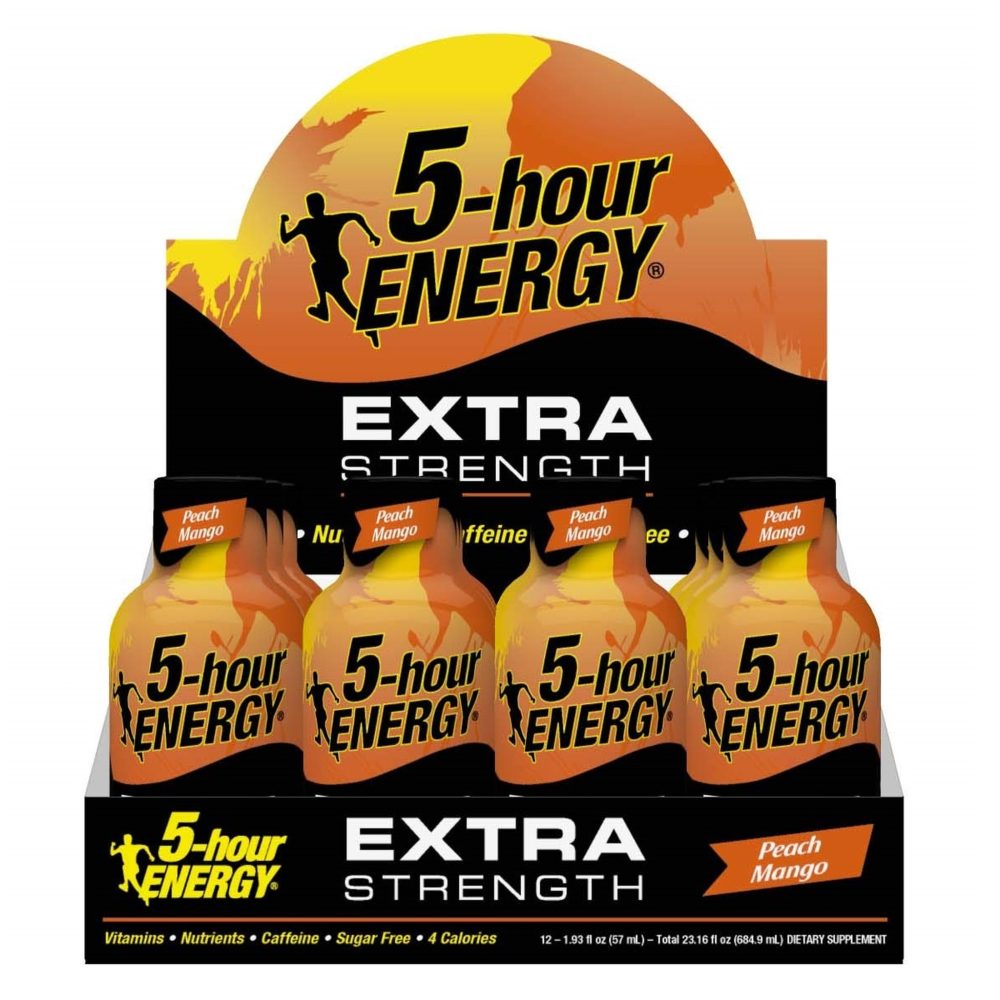 5 Hour Energy - Extra Strength - Peach Mango (12 Ct)