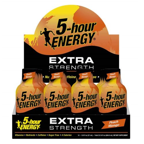 5 Hour Energy - Extra Strength - Peach Mango (12 Ct)