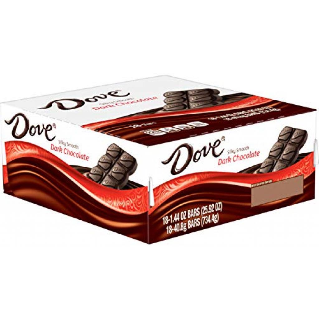 Dove Dark Chocolate (18 Bars)